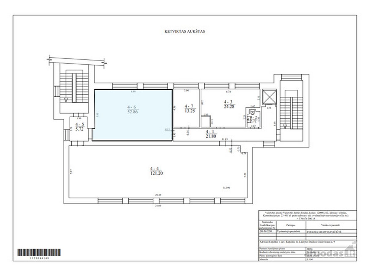 Nuomojama administracinės paskirties patalpa, - nuotraukos Nr. 6