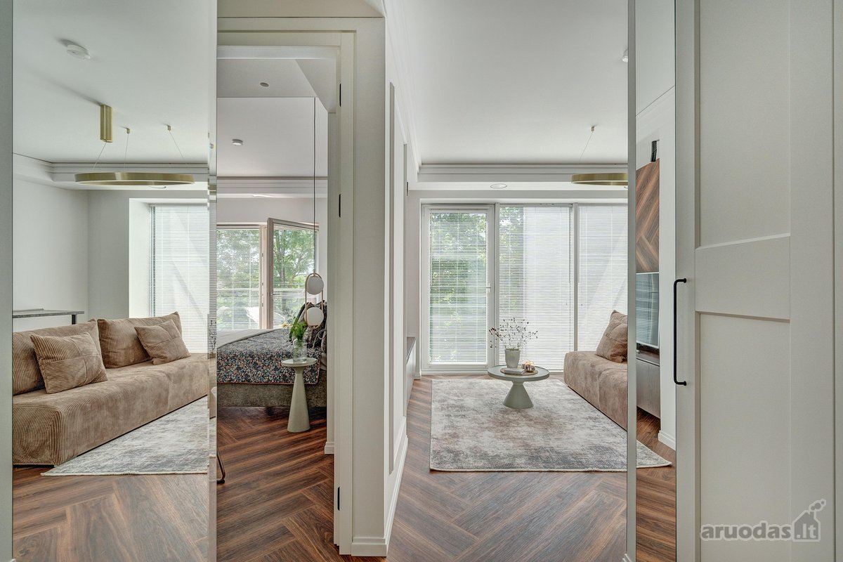 Nuomojami 2 kambarių apartamentai naujos - nuotraukos Nr. 11