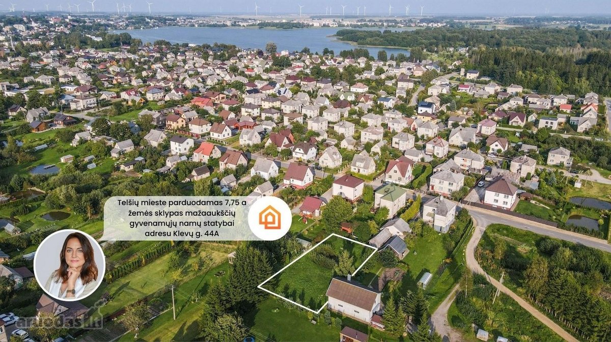 Parduodamas 7,75 arų namų valdos sklypas