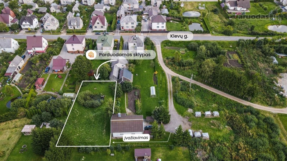 Parduodamas 7,75 arų namų valdos sklypas - nuotraukos Nr. 2