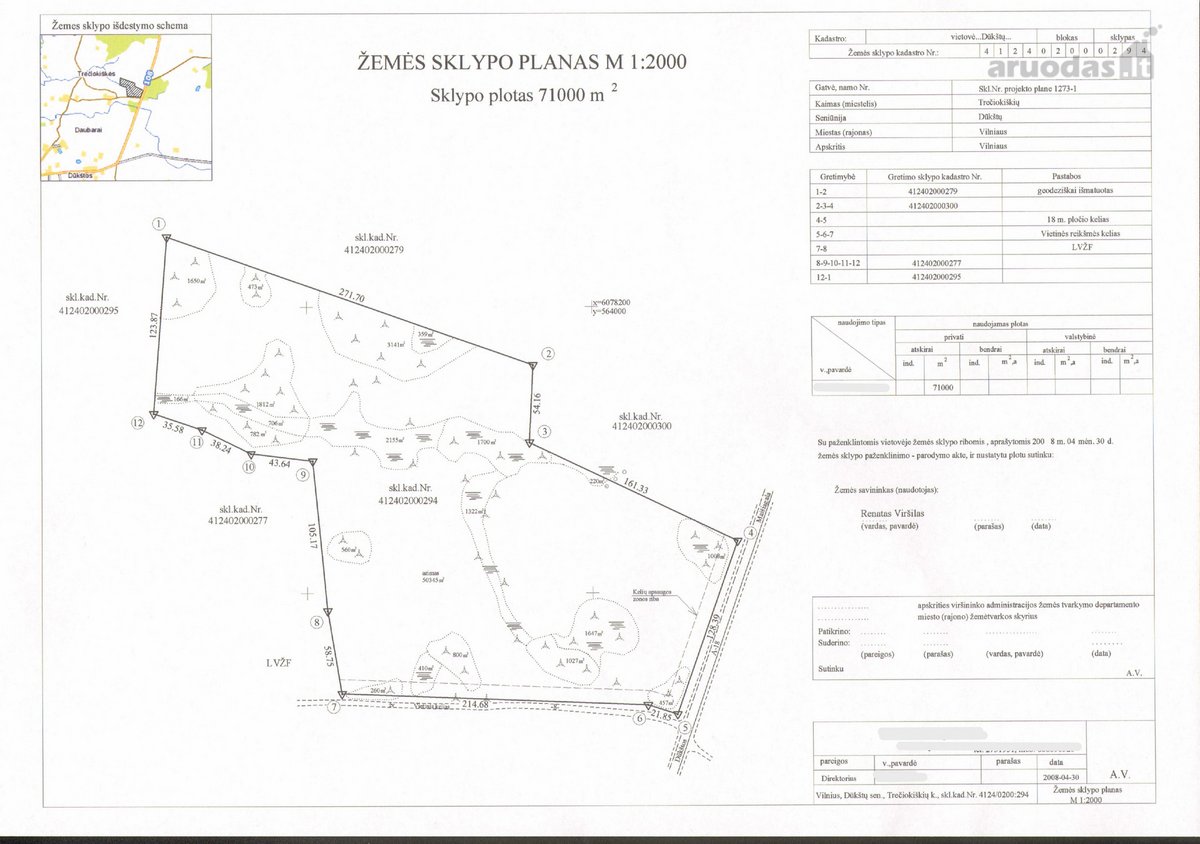 Parduodamas 7,1 ha žemės ūkio paskirties - nuotraukos Nr. 3