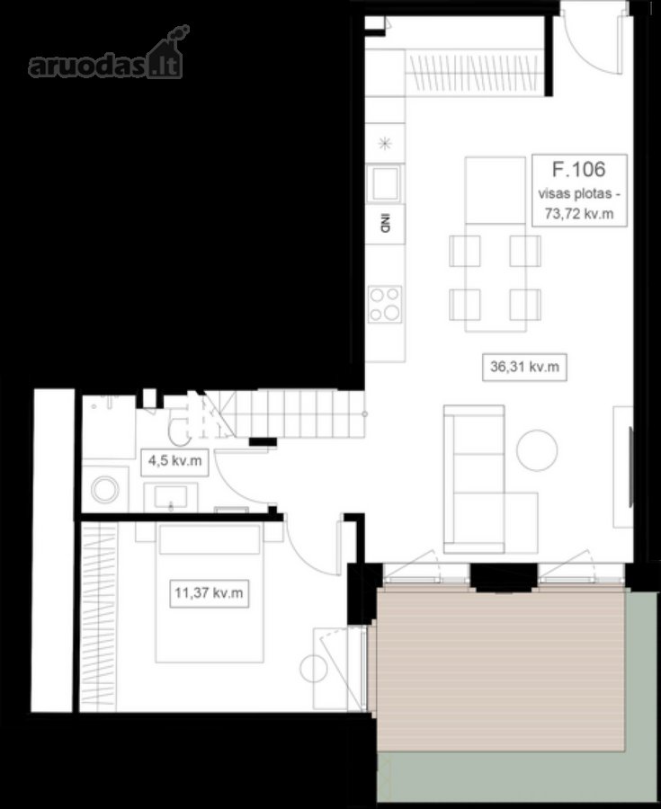 Vasaros akcija! Buto kaina 329 900 Eur vietoj - nuotraukos Nr. 10