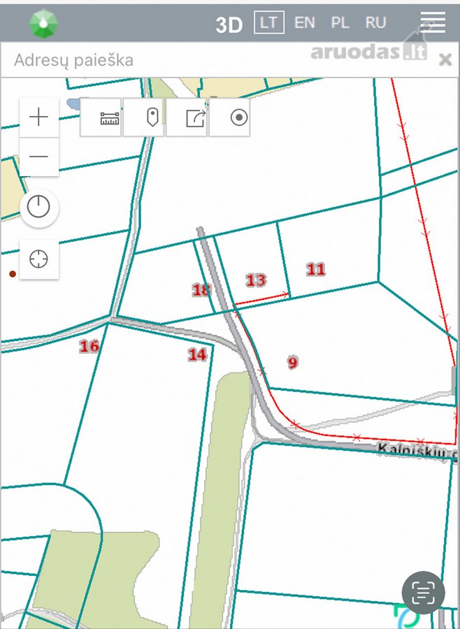 Parduodamas 0,5353 ha dydžio žemės sklypas. - nuotraukos Nr. 4