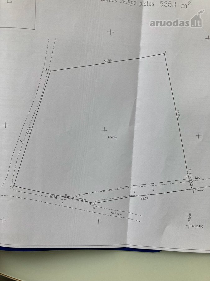 Parduodamas 0,5353 ha dydžio žemės sklypas. - nuotraukos Nr. 5