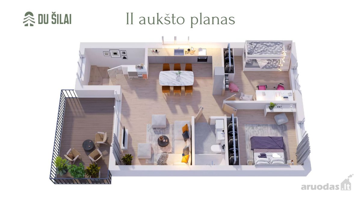 3 Kambarių Butas Tiesiai Iš Statytojo - nuotraukos Nr. 2