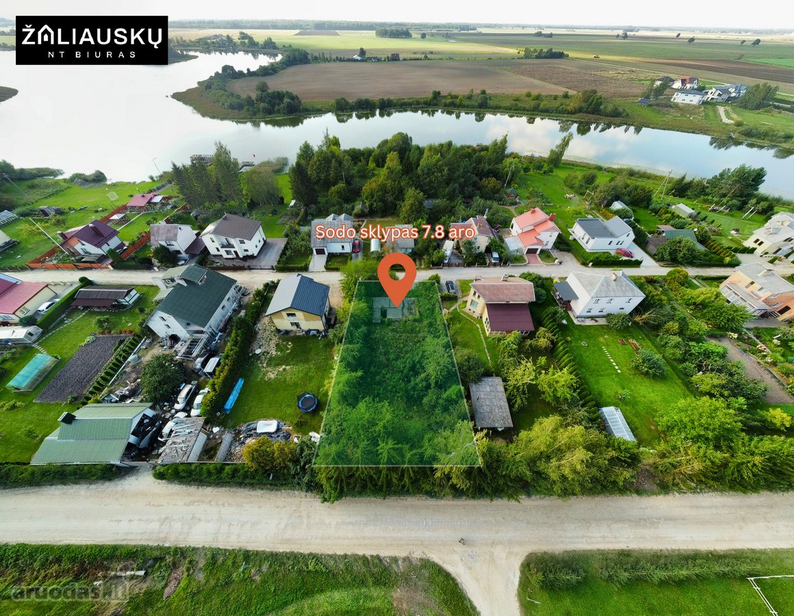 Sodo Sklypas Geroje Vietoje Netoli Bubių