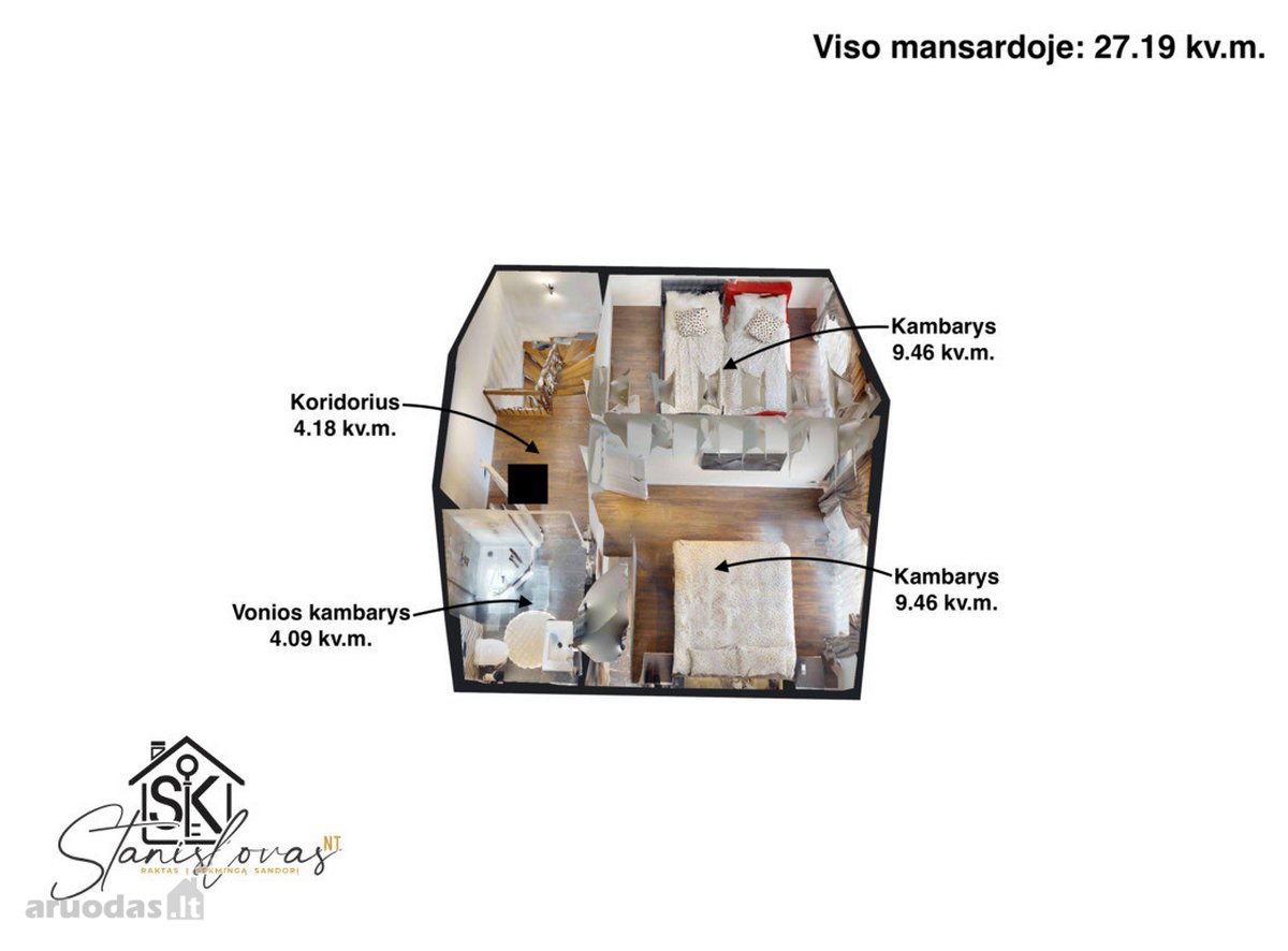 Parduodamas Kotedžas Pajūryje – Patogus - nuotraukos Nr. 11