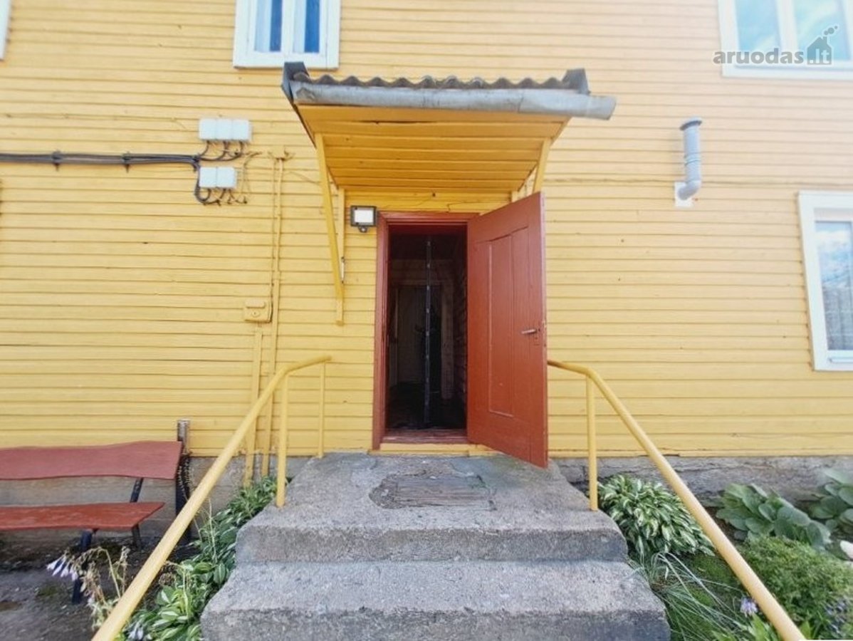 2 kambarių butas su rūsiu ir dalimi žemės sklypo  - nuotraukos Nr. 3