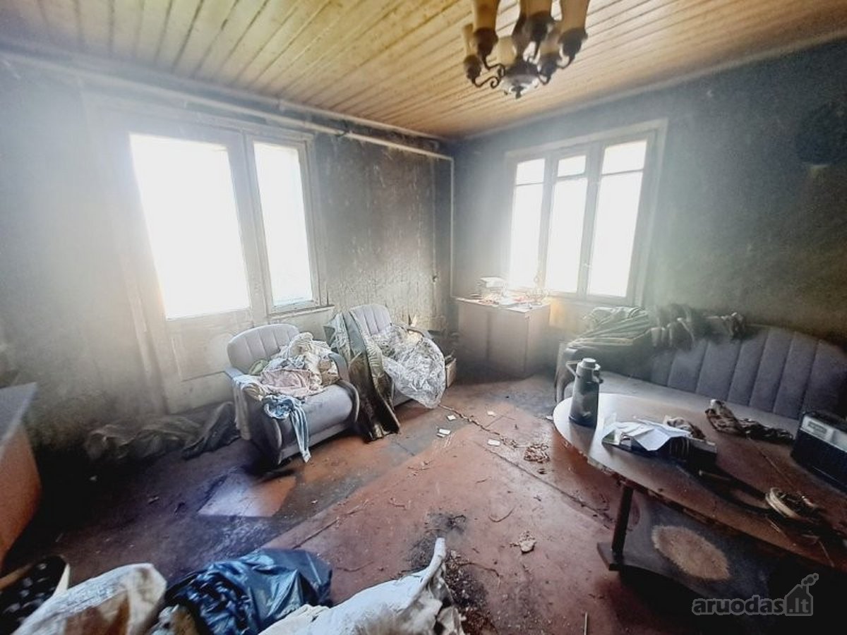 2 kambarių butas su rūsiu ir dalimi žemės sklypo  - nuotraukos Nr. 7