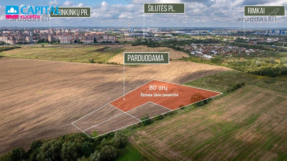 Pietinėje Klaipėdos Dalyje Parduodamas 80 Arų - nuotraukos Nr. 2