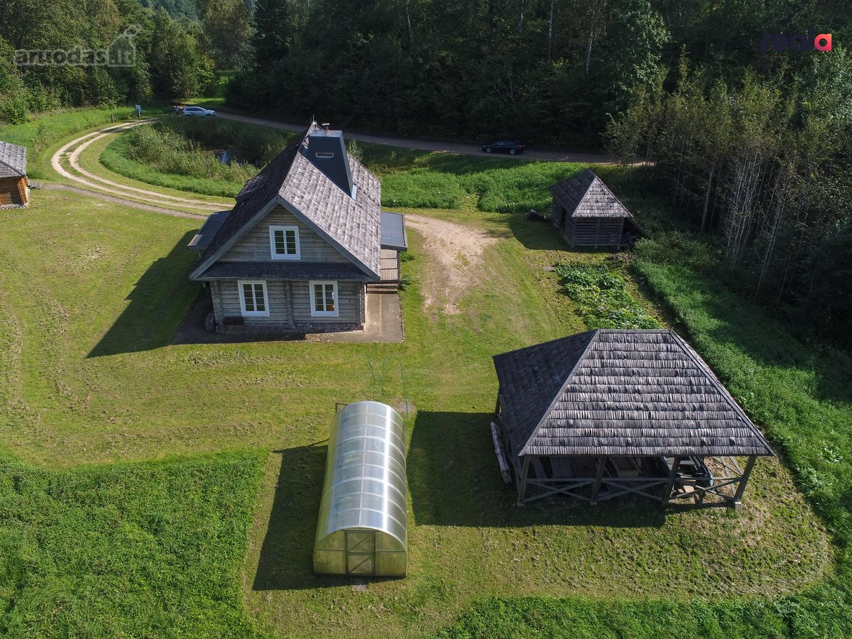 Parduodma Rąstinė Sodyba Su Ukiniais - nuotraukos Nr. 37