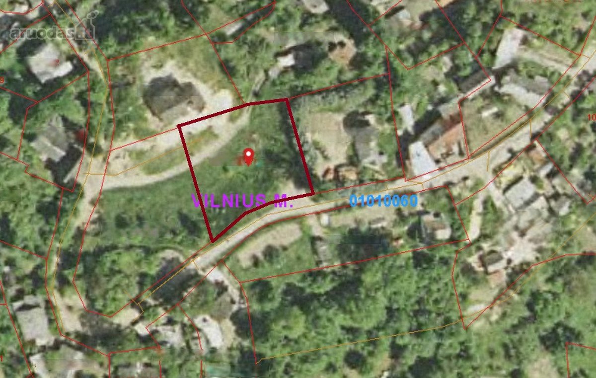 Parduodamas namų valdos sklypas Vilniuje,