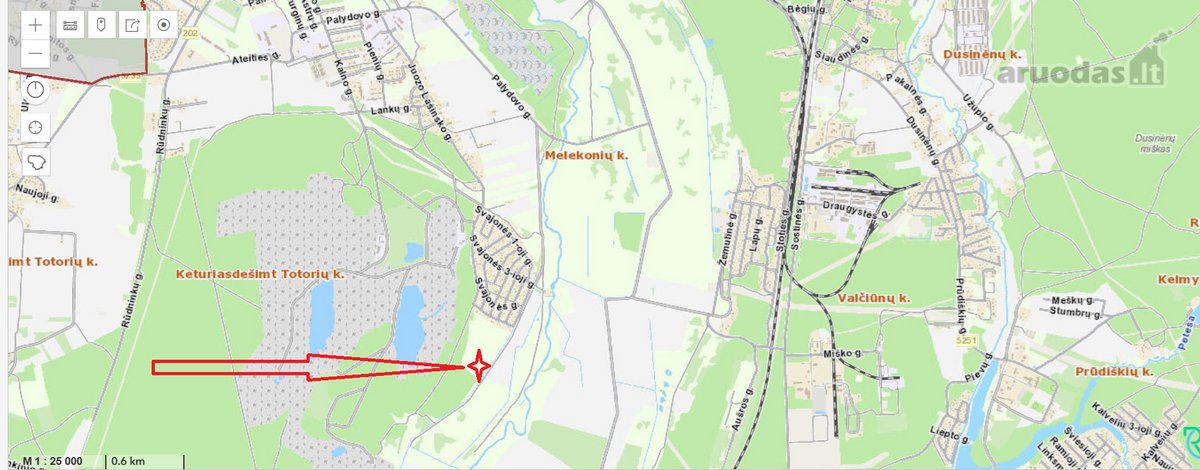 Parduodamas žemės ukio paskirties sklypas 1 - nuotraukos Nr. 2