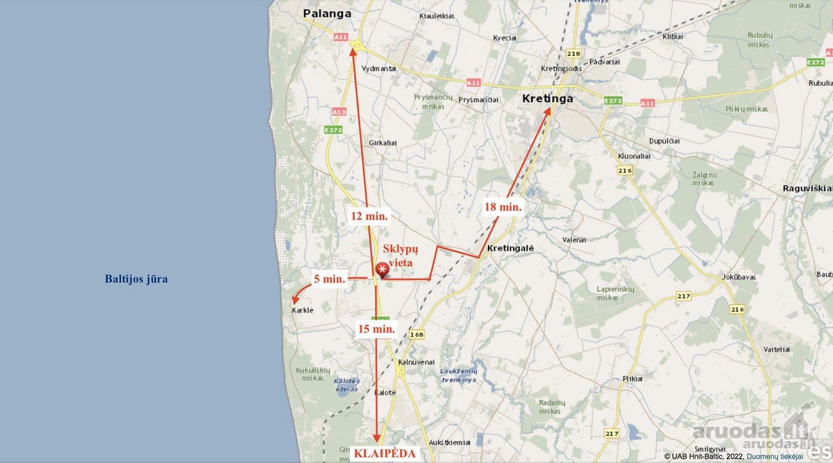 Parduodamas 50 arų sklypas Klaipėdos rajone, - nuotraukos Nr. 3