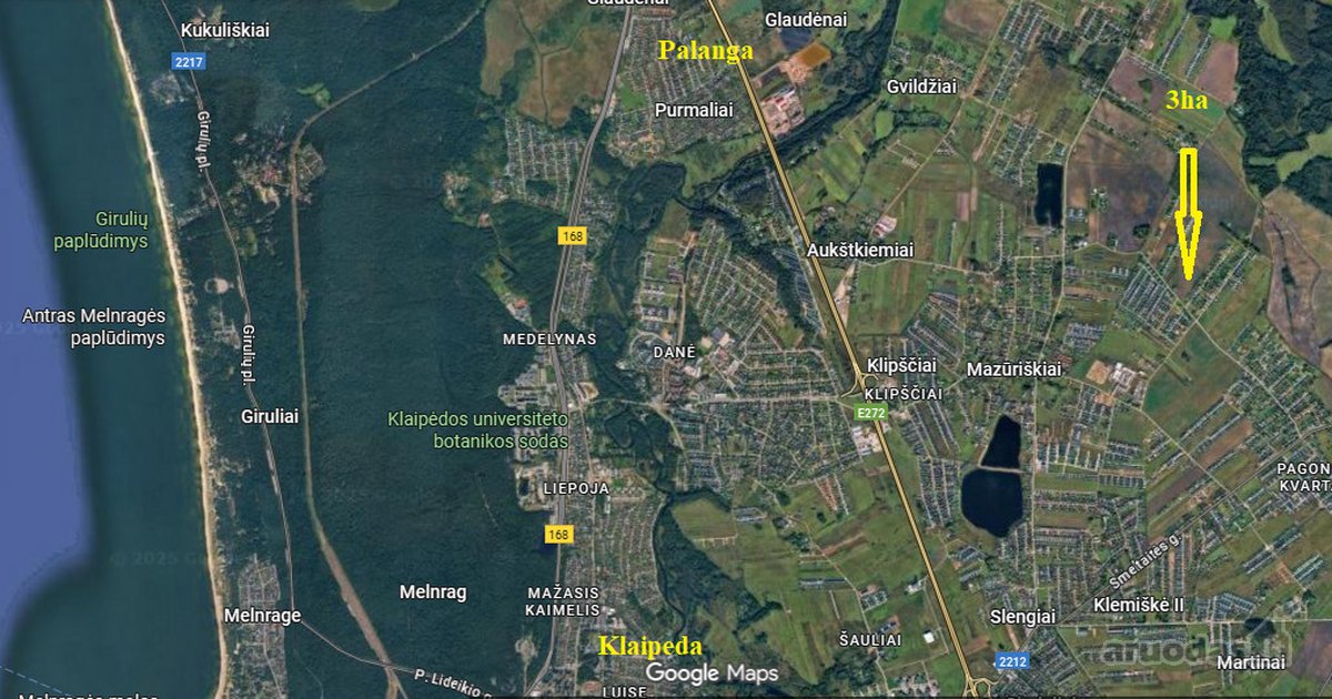 Parduodamas 2,91 Ha Namų Valdos Žemės Sklypas - nuotraukos Nr. 7