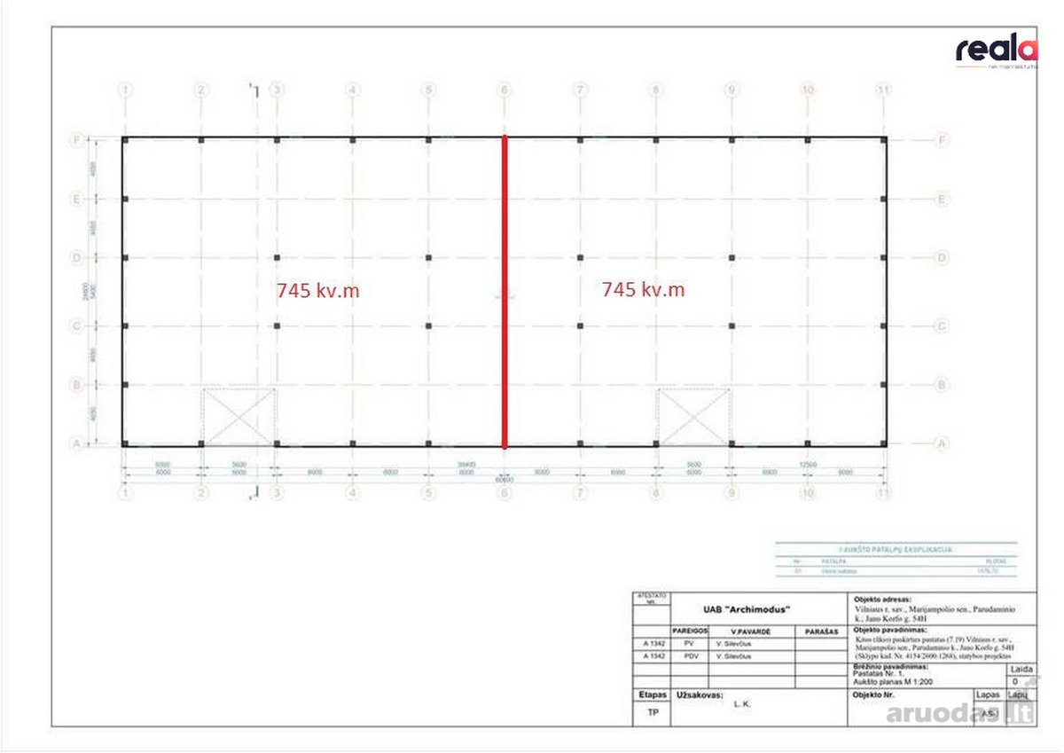 Nuomojamos 745 kv. m sandėliavimo patalpos - nuotraukos Nr. 2