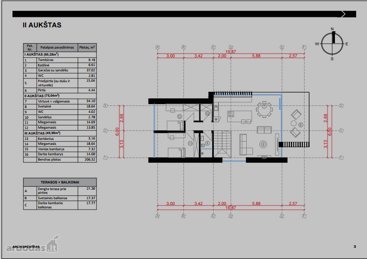 Parduodamas 5,32a namų valdos sklypas su namo - nuotraukos Nr. 14