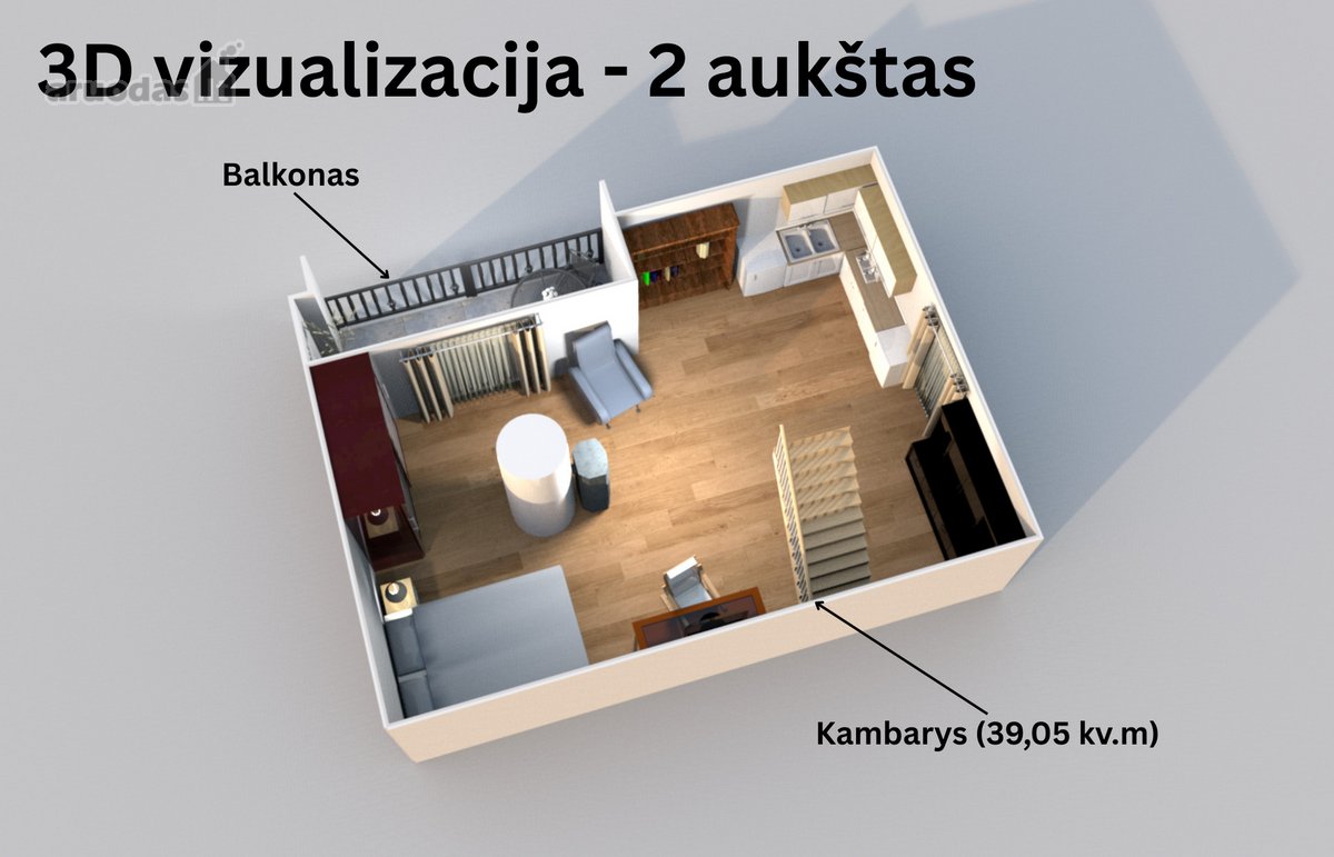 Šernų miške parduodama istorinė sodyba su 21 - nuotraukos Nr. 22