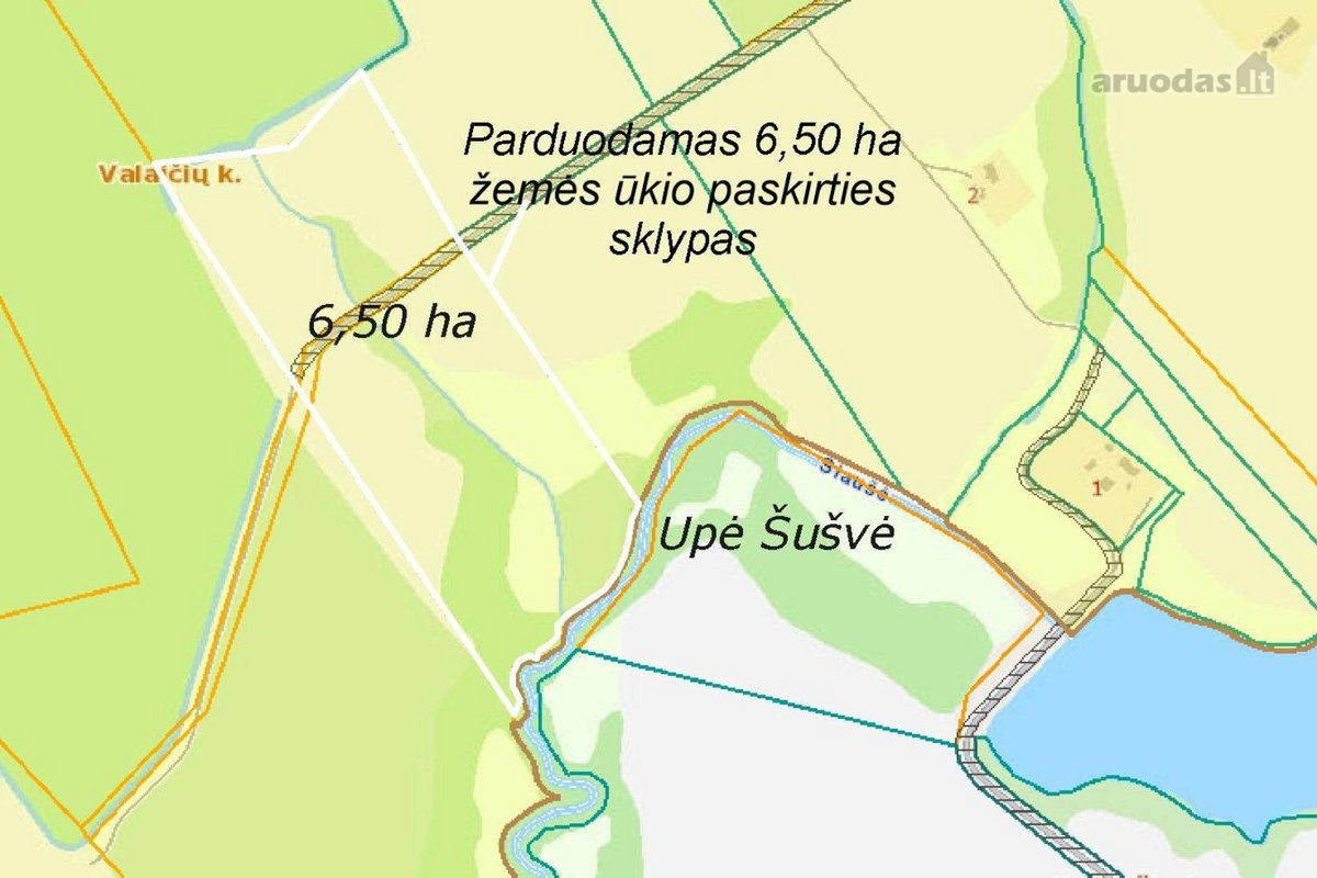 Parduodamas 6,50 ha žemės ūkio paskirties - nuotraukos Nr. 5