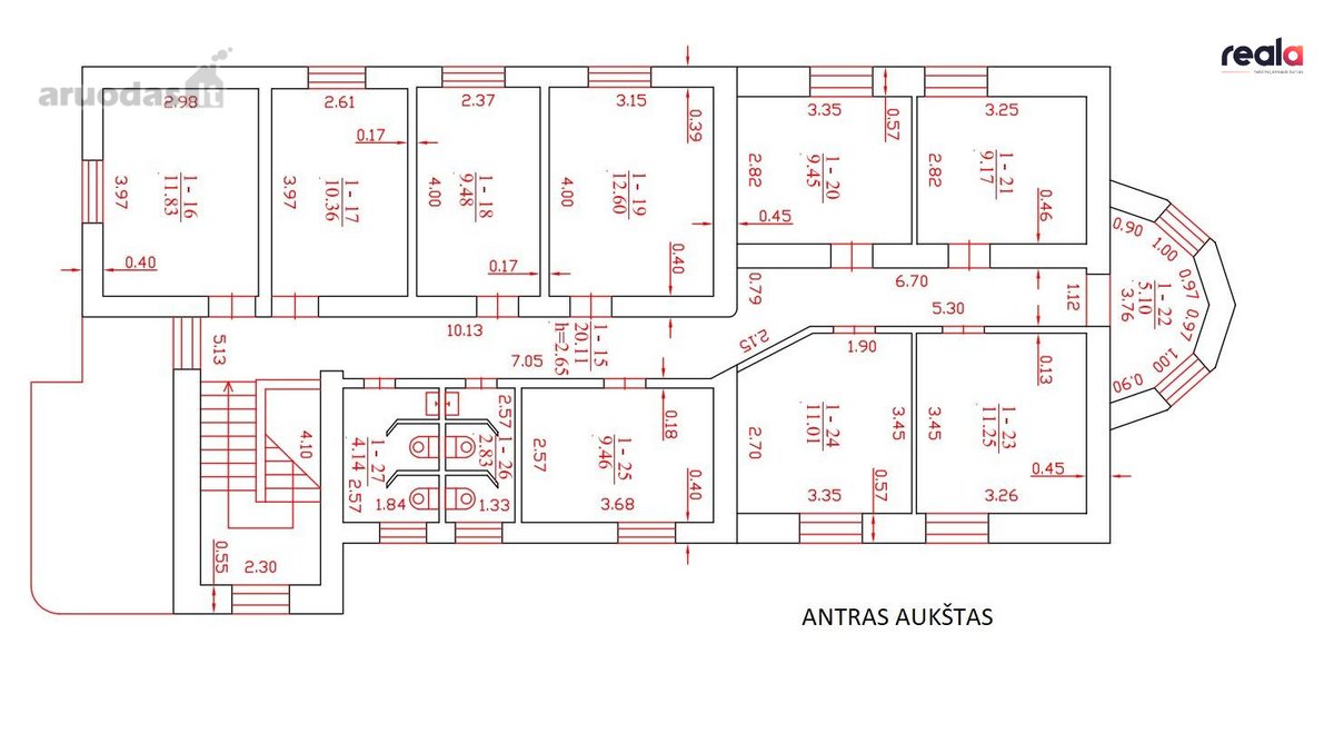 Parduodamas 298 kv. m, 2 aukštų pastatas - nuotraukos Nr. 6