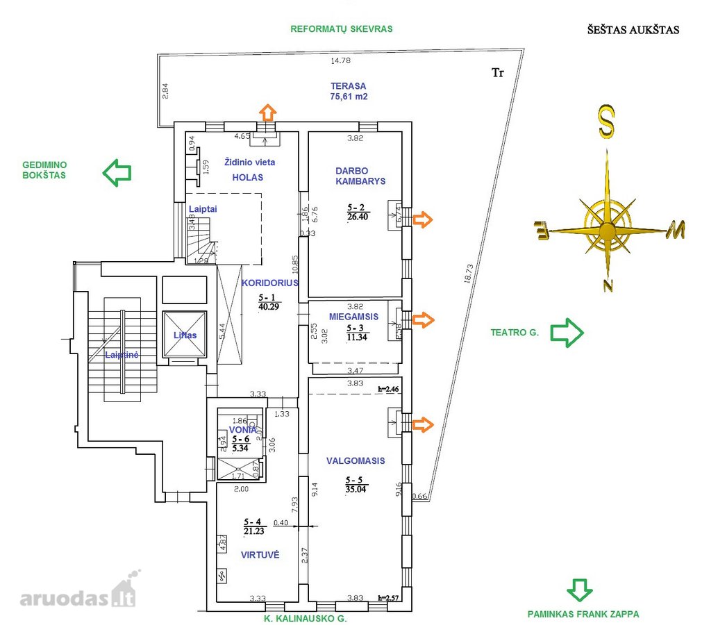 Parduodami Išskirtiniai 236 m2 Apartamentai - nuotraukos Nr. 7