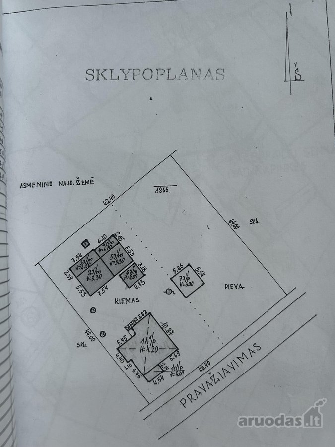 Parduodamas namas su ūkiniais pastatais. - nuotraukos Nr. 2