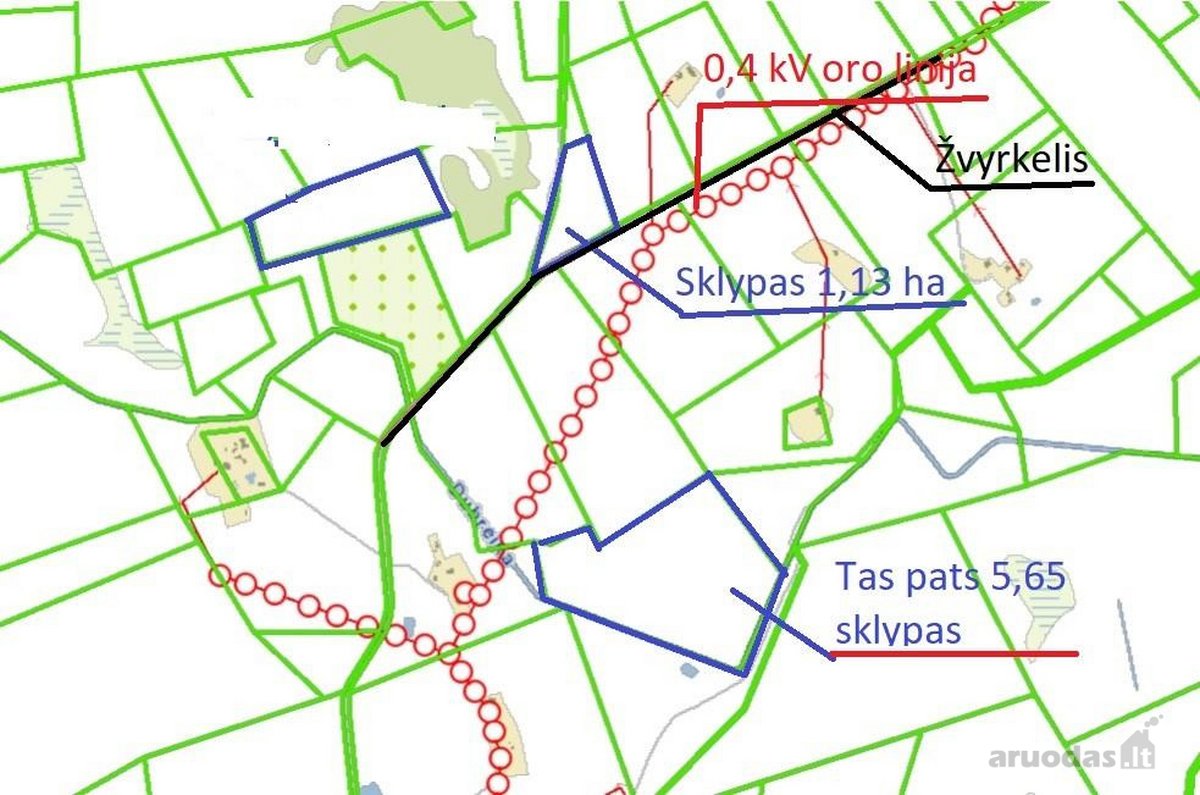 Parduodami 3 žemės ūkio paskirties sklypai - - nuotraukos Nr. 6