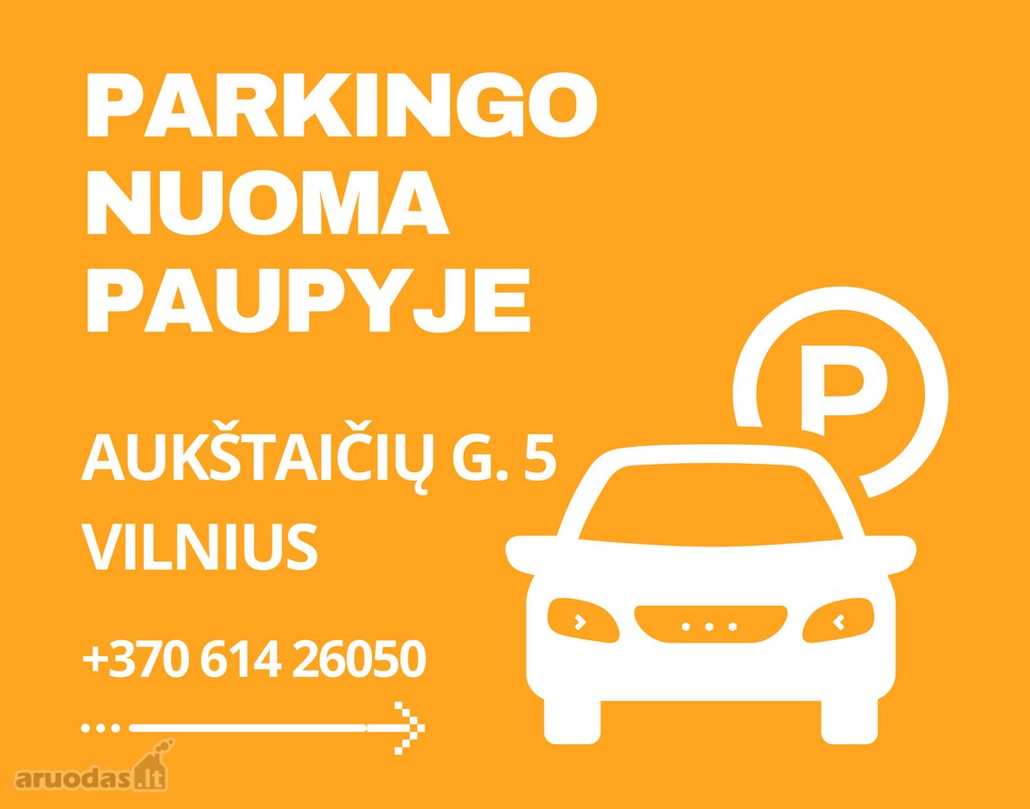 Nuomojama automobilių parkavimo vieta - nuotraukos Nr. 2