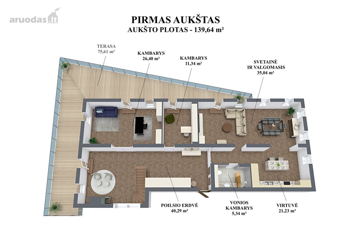 Parduodami Išskirtiniai 236 m2 Apartamentai - nuotraukos Nr. 2