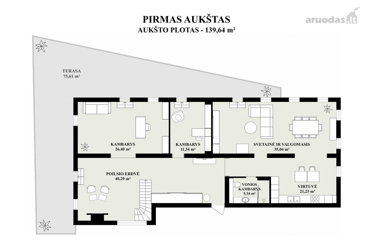 Parduodami Išskirtiniai 236 m2 Apartamentai - nuotraukos Nr. 4
