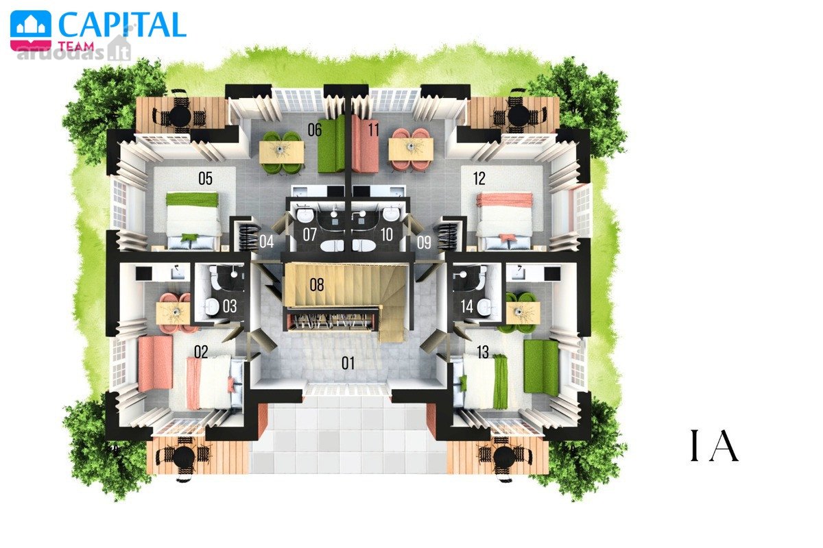 Parduodama Išskirtinė Vila Su Apartamentų - nuotraukos Nr. 41