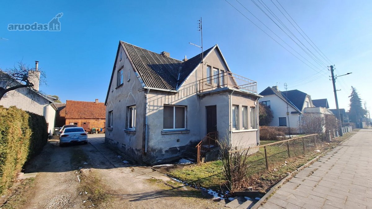 Parduodamas Vieno Aukšto Su Mansarda