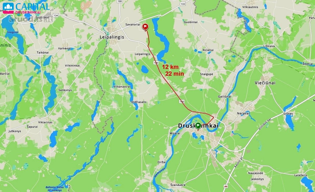 Ūkininko ūkio sodybos sklypas su pamatais - nuotraukos Nr. 13