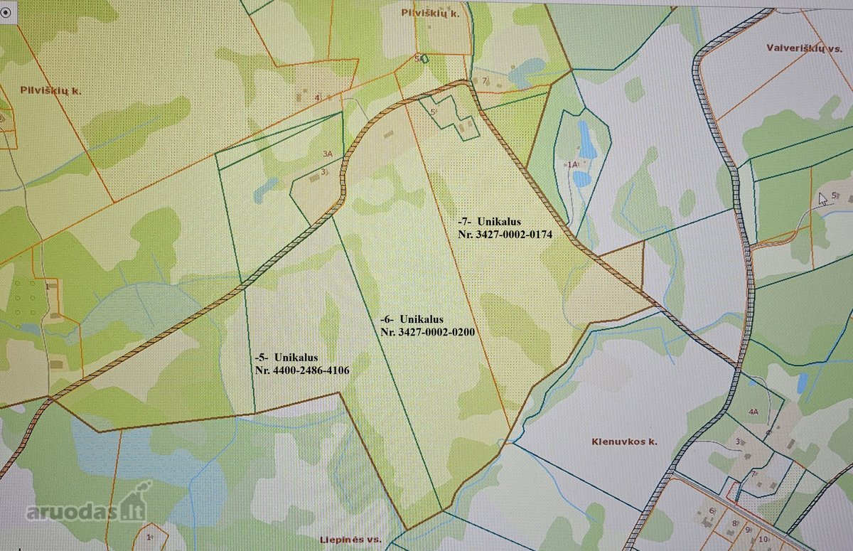 Parduodamas daugiamečių pievų 7 sklypų masyvas - nuotraukos Nr. 3
