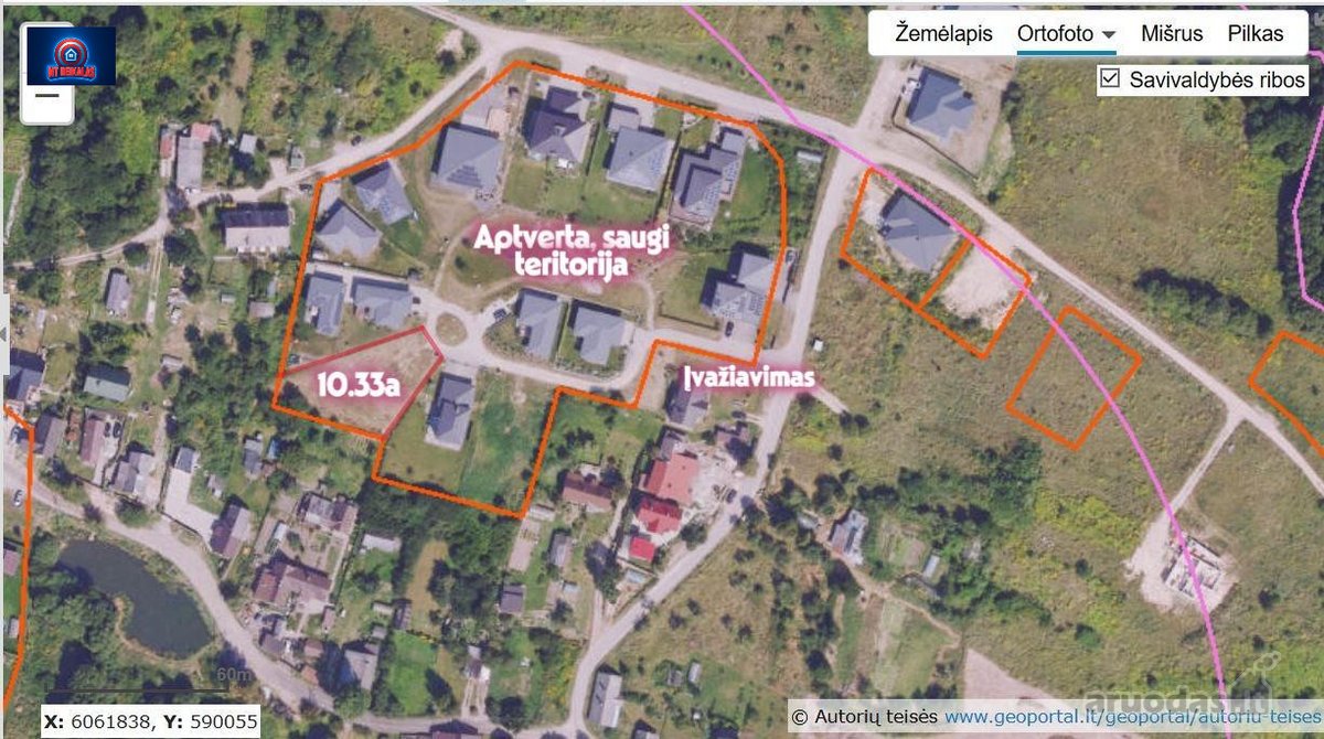 Parduodamas namų valdos sklypas 10.33aro. - nuotraukos Nr. 9