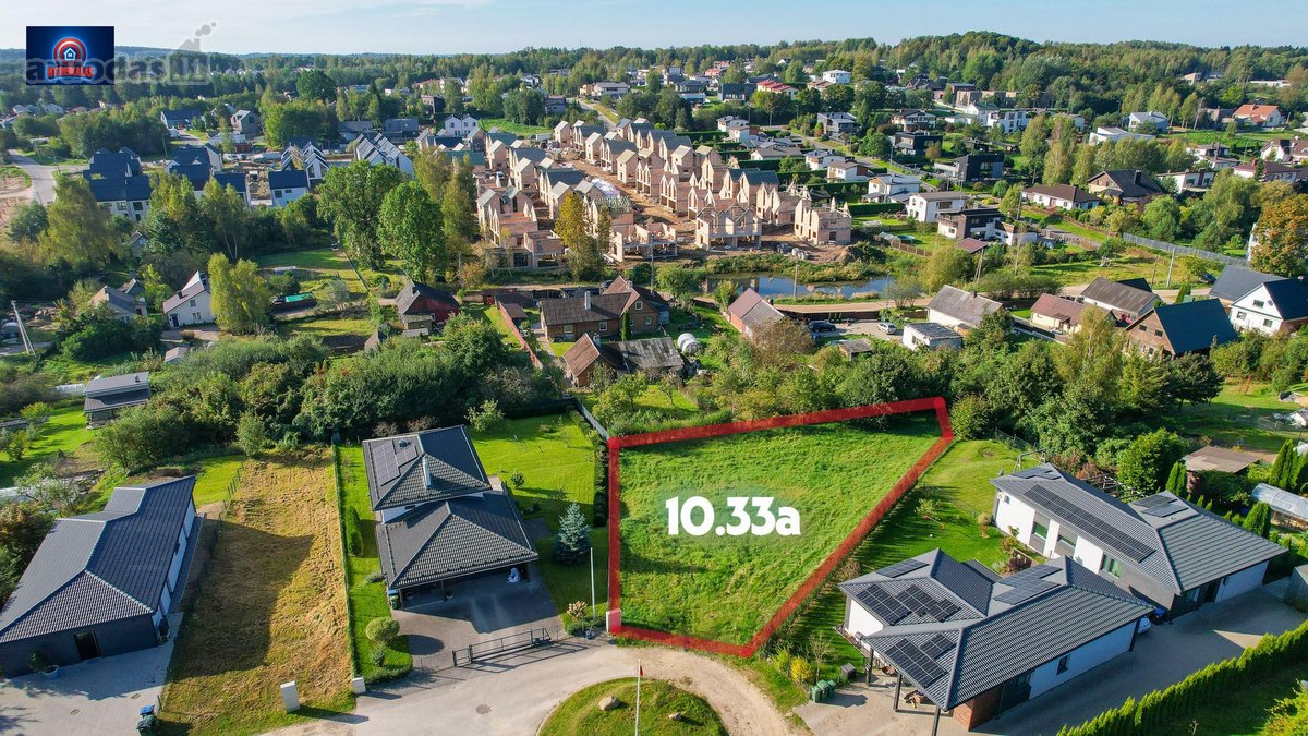Parduodamas namų valdos sklypas 10.33aro. - nuotraukos Nr. 2