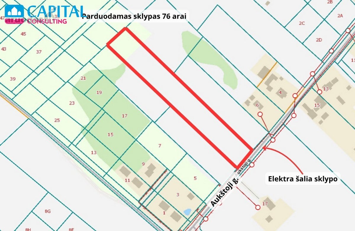 Parduodamas perspektyvus 76 arų žemės ūkio - nuotraukos Nr. 5