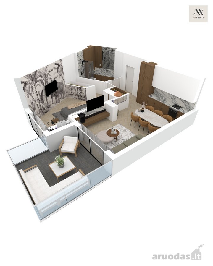 Parduodami išskirtiniai apartamentai - nuotraukos Nr. 44