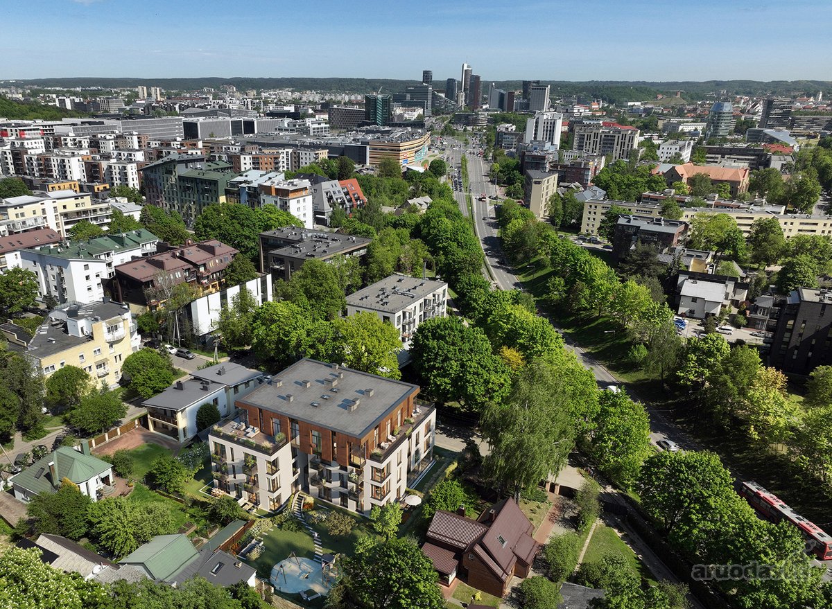 „Lūšių salos“ – 23 butų projektas Žvėryne,
