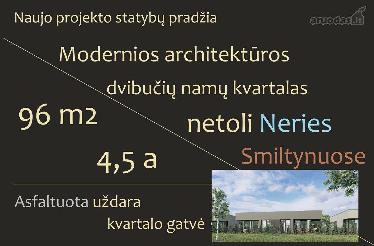 * Naujas A++ Sublokuotų Namų Projektas - nuotraukos Nr. 2