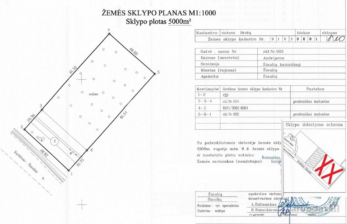 Parduodami nuo 0,50 ha iki 1 ha ploto (viso 1 - nuotraukos Nr. 5