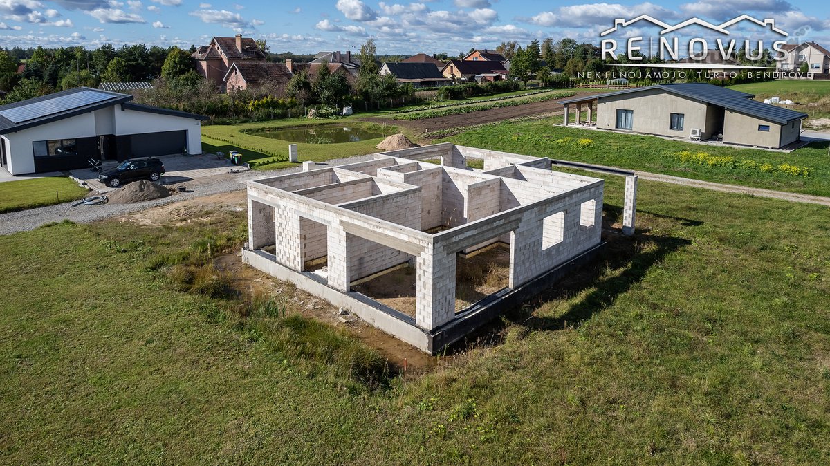 Parduodamas 2 namų valdos sklypai su pradėtu - nuotraukos Nr. 9