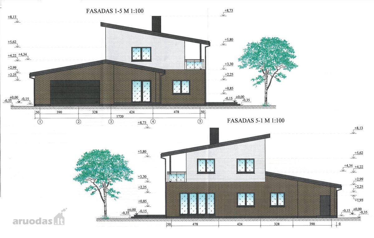 Parduodamas 2 namų valdos sklypai su pradėtu - nuotraukos Nr. 16