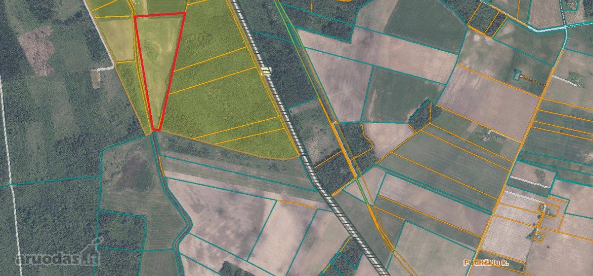 Žemės ūkio paskirties 11,66 ha žemės ūkio