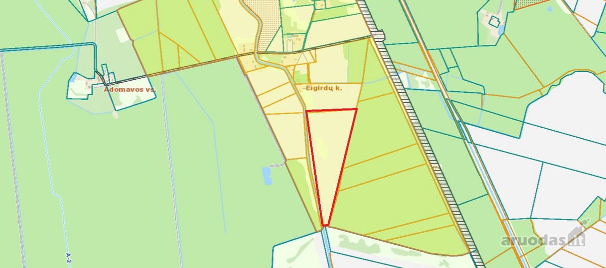 Žemės ūkio paskirties 11,66 ha žemės ūkio - nuotraukos Nr. 2