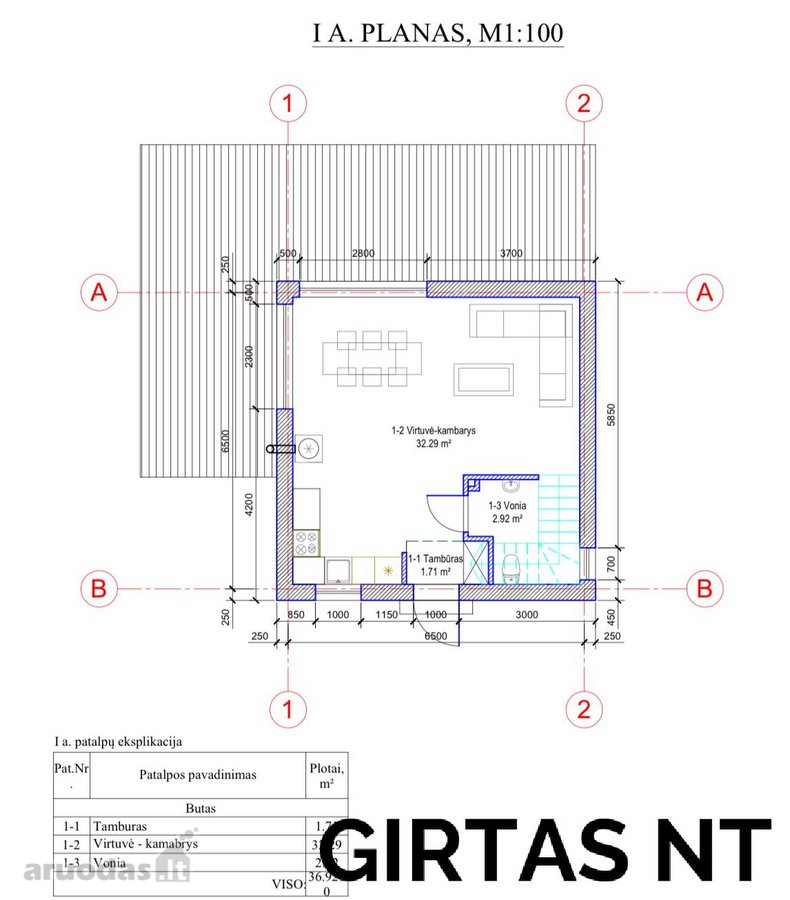 Parduodami Du Dalinės Apdailos Namai - nuotraukos Nr. 12