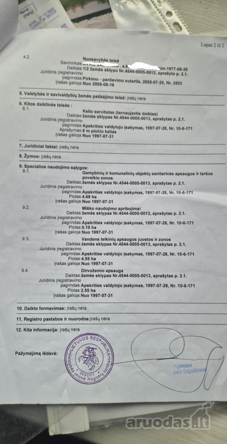 Žemės sklypas ribojasi su ežeru Raukėta ir - nuotraukos Nr. 2