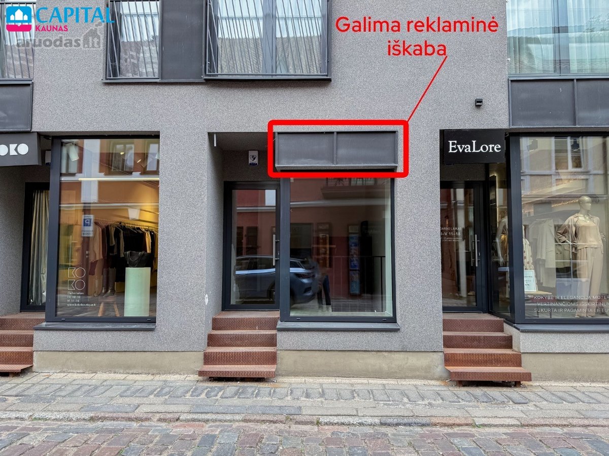 Nuomojamos Komercinės Paskirties Patalpos - nuotraukos Nr. 2