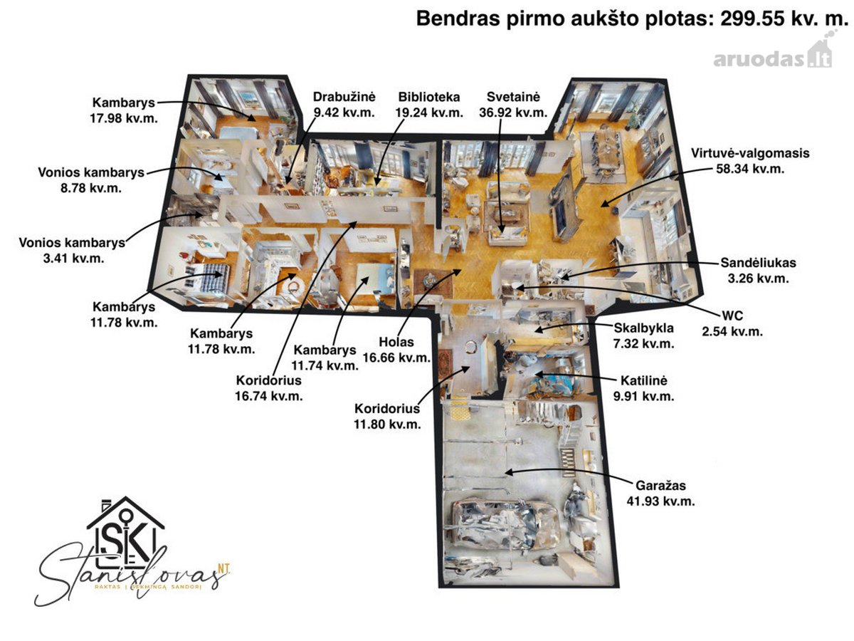 Parduodamas Išskirtinis Namas Su Išpuoselėta - nuotraukos Nr. 5