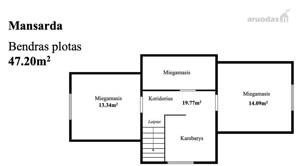 Parduodamas dviejų dalių namas su atskirais - nuotraukos Nr. 20